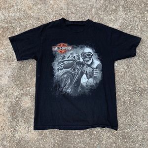 Harley Davidson skeleton shirt medium